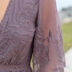 Three Bird Nest Lace Maxi Romper